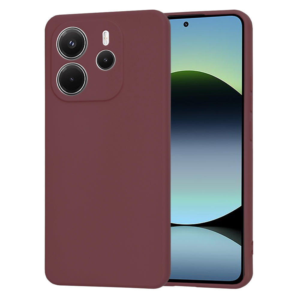 Maska za Xiaomi Redmi Note 14 4G (Standard), Techsuit, SoftFlex, Bordo