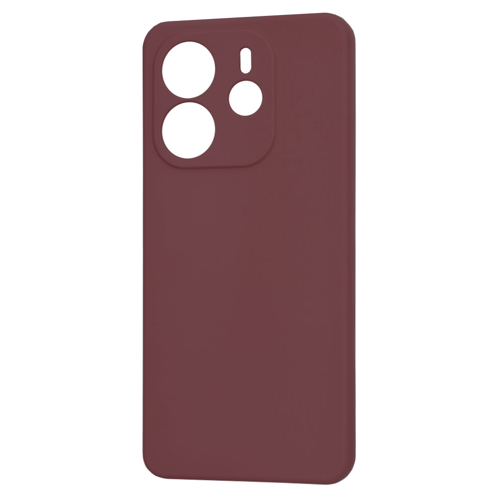 Maska za Xiaomi Redmi Note 14 4G (Standard), Techsuit, SoftFlex, Bordo