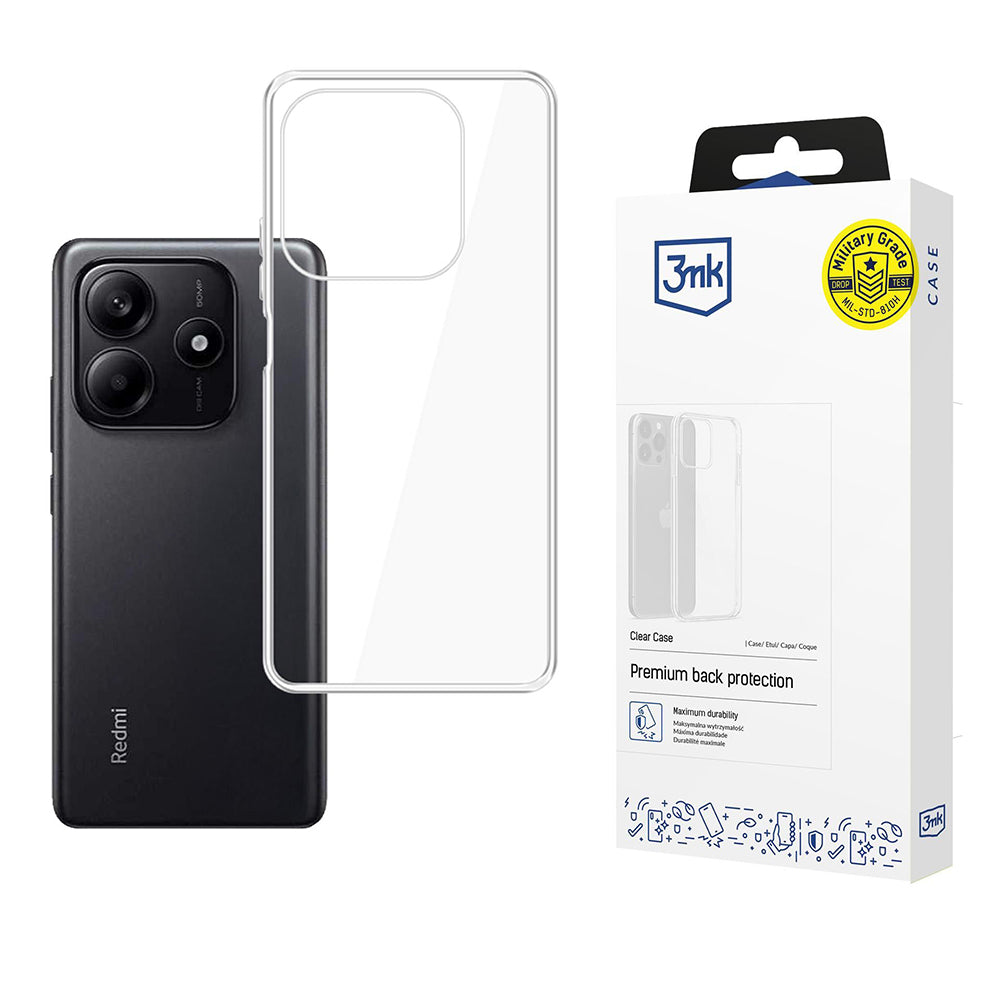 Maska za Xiaomi Redmi Note 14 5G, 3MK, Clear, Prozirna