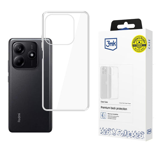 Maska za Xiaomi Redmi Note 14 5G, 3MK, Clear, Prozirna