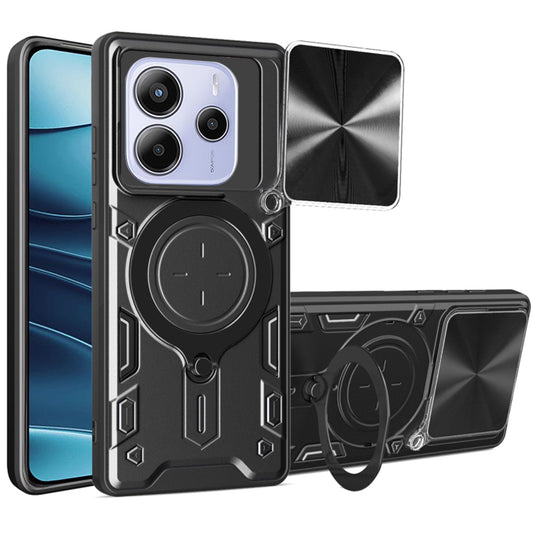 Maska za Xiaomi Redmi Note 14 5G, Techsuit, CamGuard Pro, Crna