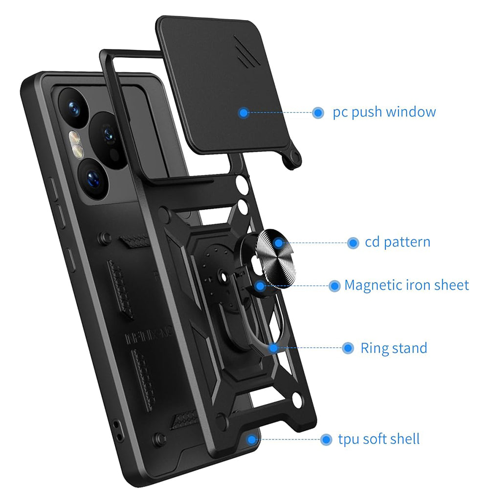 Maska za Xiaomi Redmi Note 14 5G, Techsuit, CamShield, Plava
