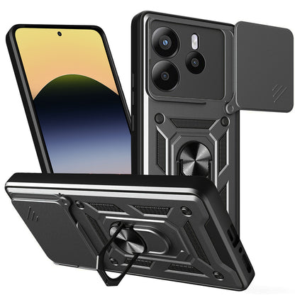 Maska za Xiaomi Redmi Note 14 5G, Techsuit, CamShield, Crna