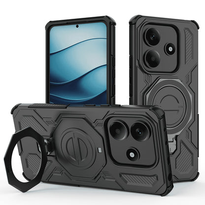 Maska za Xiaomi Redmi Note 14 5G, Techsuit, Carbon Shield Pro, Crna