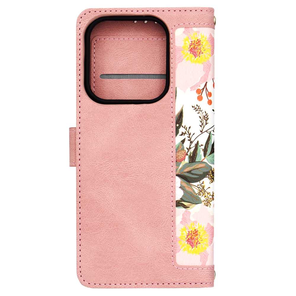 Maska za Xiaomi Redmi Note 14 5G, Techsuit, FlipCraft, Roza