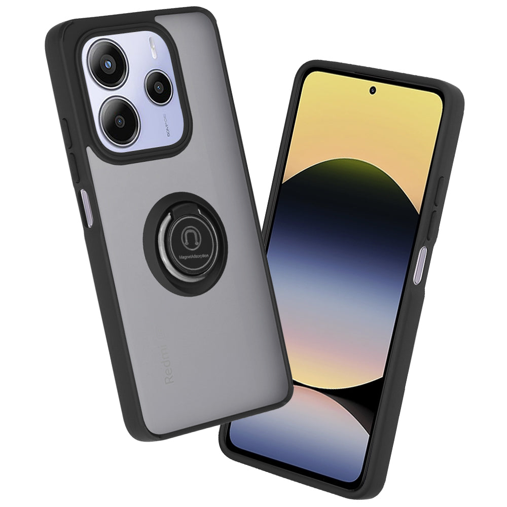 Maska za Xiaomi Redmi Note 14 5G, Techsuit, Glinth, Crna