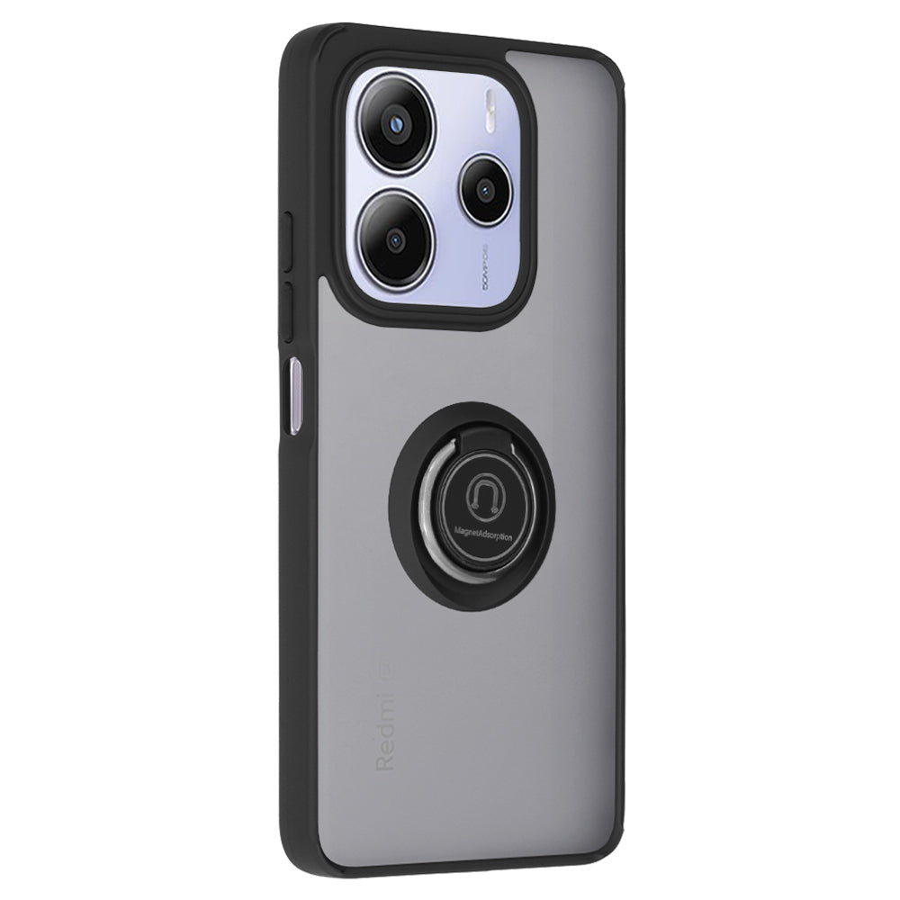 Maska za Xiaomi Redmi Note 14 5G, Techsuit, Glinth, Crna