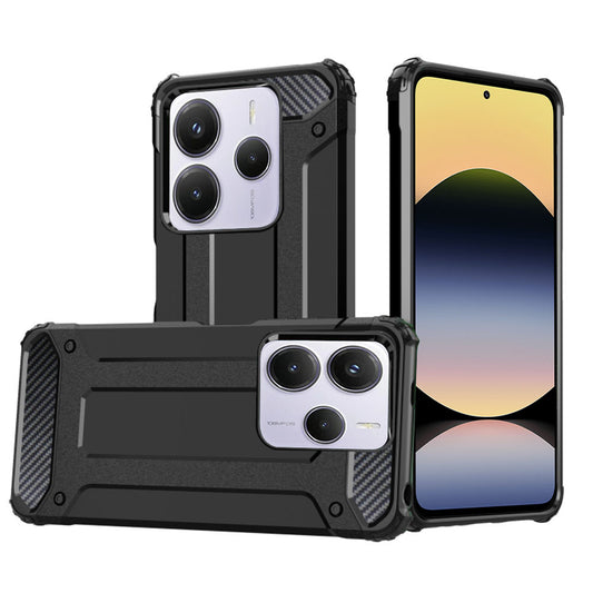 Maska za Xiaomi Redmi Note 14 5G, Techsuit, Hybrid Armor, Crna