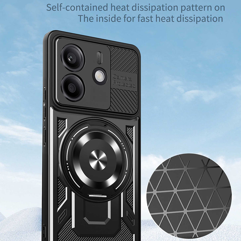 Maska za Xiaomi Redmi Note 14 5G, Techsuit, RuggedCam, Plava