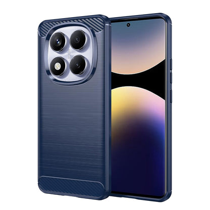 Maska za Xiaomi Redmi Note 14 Pro 4G, Techsuit, Karbon, Plava