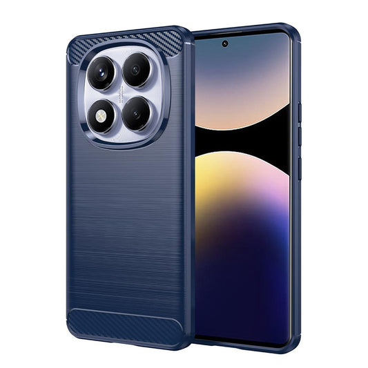 Maska za Xiaomi Redmi Note 14 Pro 4G, Techsuit, Karbon, Plava