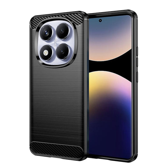 Maska za Xiaomi Redmi Note 14 Pro 4G, Techsuit, Karbon, Crna
