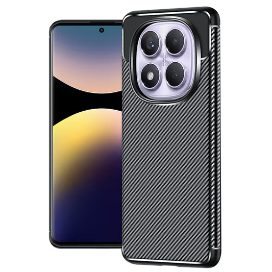 Maska za Xiaomi Redmi Note 14 Pro 4G, Techsuit, CarbonFiber, Crna