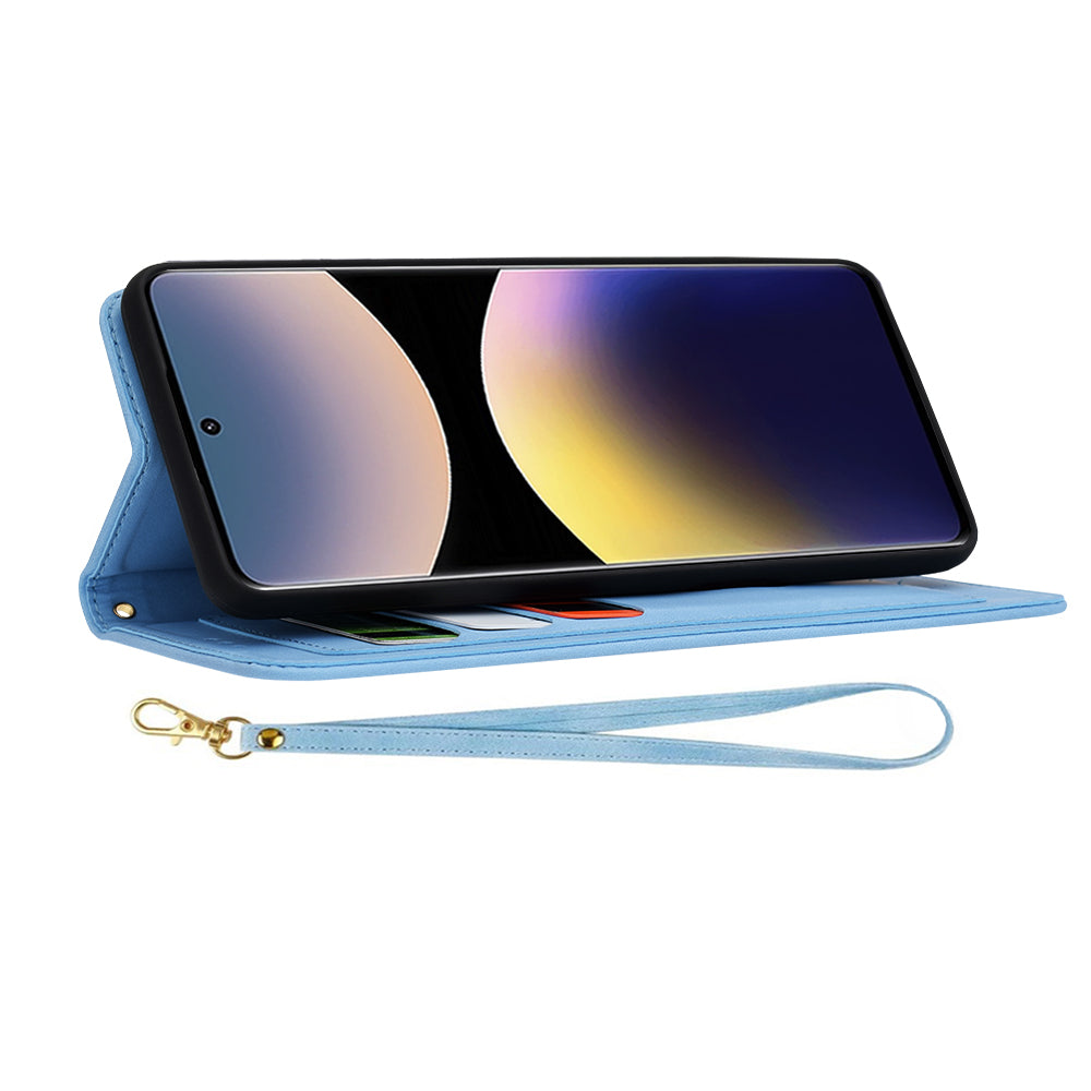 Futrola za Xiaomi Redmi Note 14 Pro 4G, Techsuit, FlipCraft, Plava