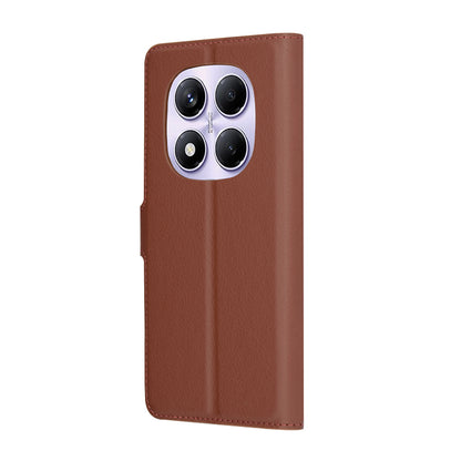 Futrola za Xiaomi Redmi Note 14 Pro 4G, Techsuit, Kožna Folio, Smeđa