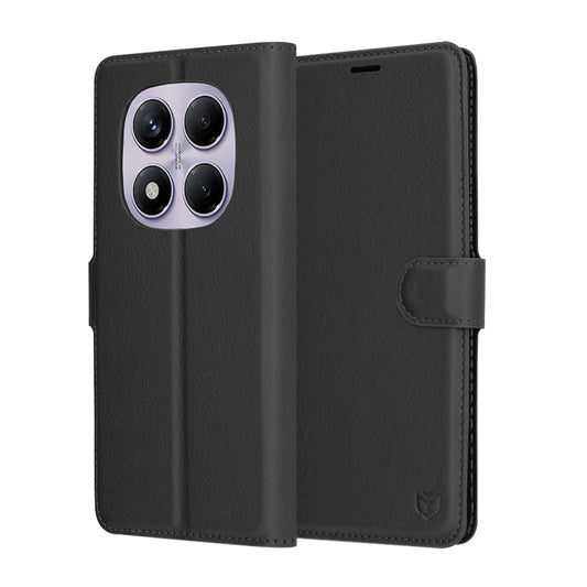 Futrola za Xiaomi Redmi Note 14 Pro 4G, Techsuit, Leather Folio, Crna