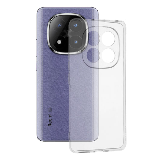 Maska za Xiaomi Redmi Note 14 Pro+ 5G, Techsuit, Prozirna, Transparentna