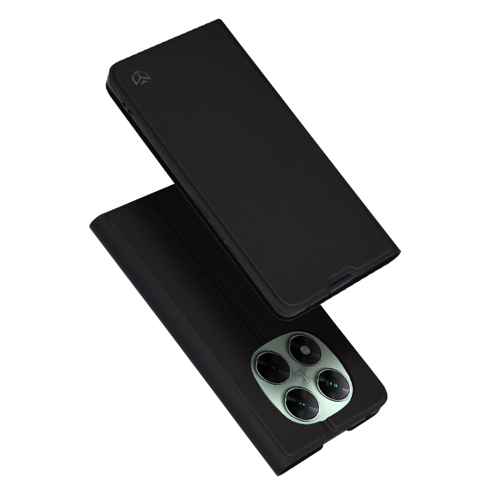 Maska za Xiaomi Redmi Note 14 Pro+ 5G, Techsuit, Magskin Book, Crna