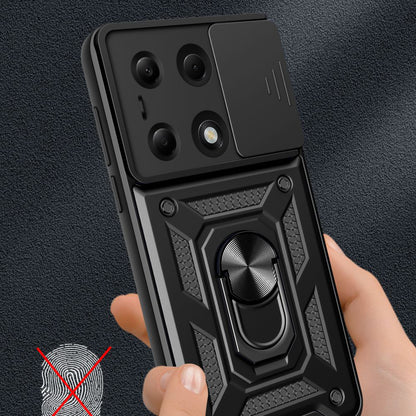 Maska za Xiaomi Redmi Note 14S / Note 13 Pro 4G / Poco M6 Pro 4G, Techsuit, CamShield, Crna