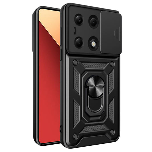 Maska za Xiaomi Redmi Note 14S / Note 13 Pro 4G / Poco M6 Pro 4G, Techsuit, CamShield, Crna