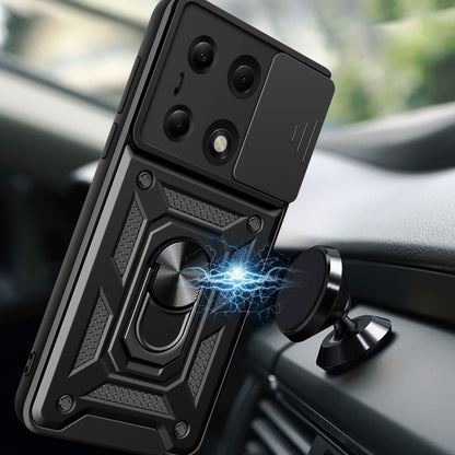 Maska za Xiaomi Redmi Note 14S / Note 13 Pro 4G / Poco M6 Pro 4G, Techsuit, CamShield, Crna