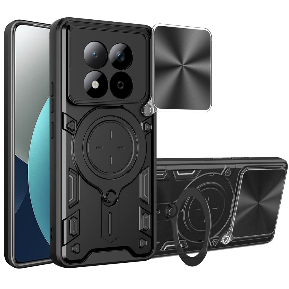 Futrola za Xiaomi Redmi Note 15 Pro 4G, Techsuit, CamGuard Pro, Crna