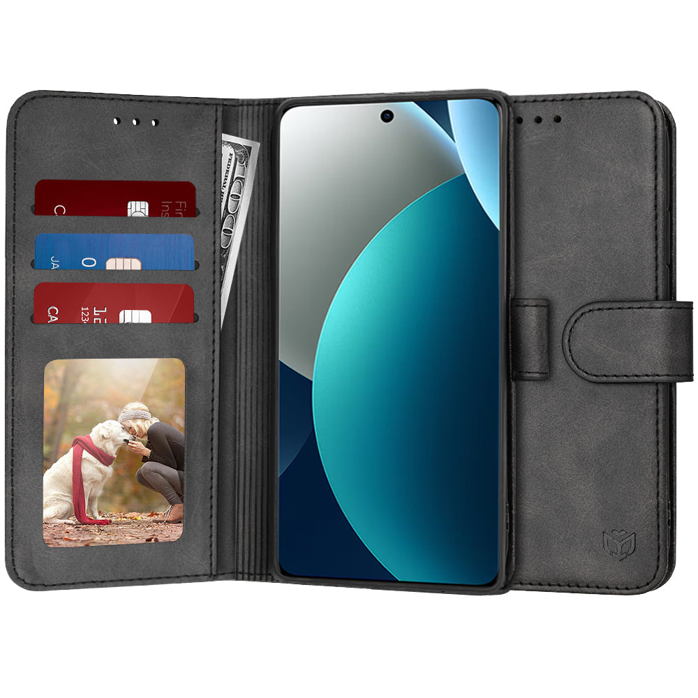 Futrola za Xiaomi Redmi Note 15 Pro 4G, Techsuit, Diary Book, Crna