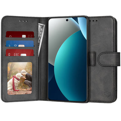 Futrola za Xiaomi Redmi Note 15 Pro 4G, Techsuit, Diary Book, Crna