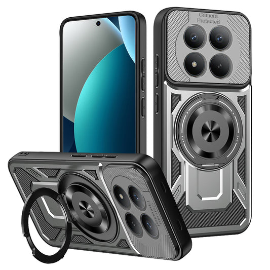 Maska za Xiaomi Redmi Note 15 Pro 4G, Techsuit, RuggedCam, Siva