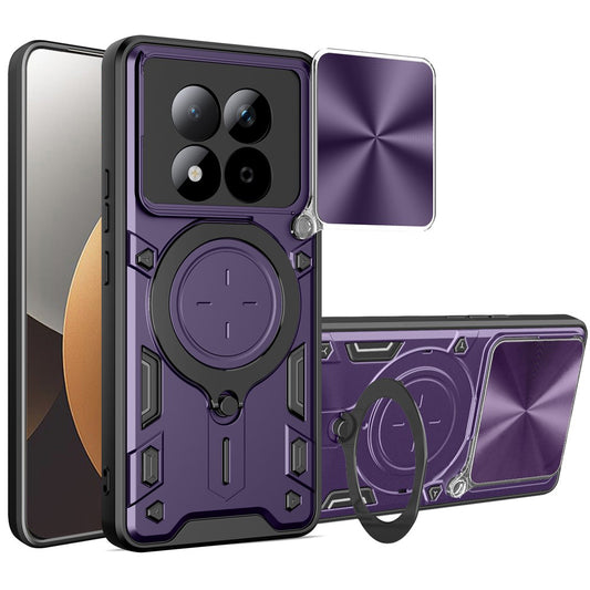 Futrola za Xiaomi Redmi Note 15 Pro 5G, Techsuit, CamGuard Pro, Ljubičasta