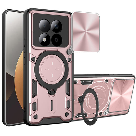 Futrola za Xiaomi Redmi Note 15 Pro 5G, Techsuit, CamGuard Pro, Zlatno Roza