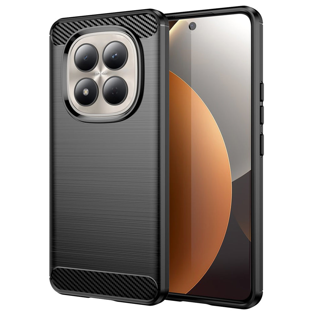 Futrola za Xiaomi Redmi Note 15 Pro 5G, Techsuit, Karbon, Crna
