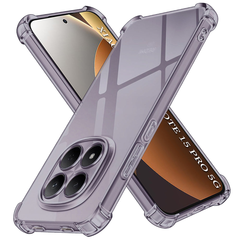 Futrola za Xiaomi Redmi Note 15 Pro 5G, Techsuit, Shockproof Clear, Crna