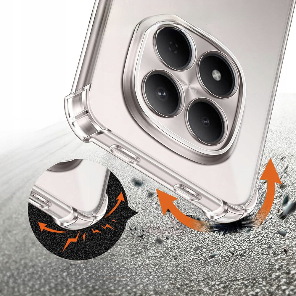 Futrola za Xiaomi Redmi Note 15 Pro 5G, Techsuit, Shockproof Clear, Prozirna