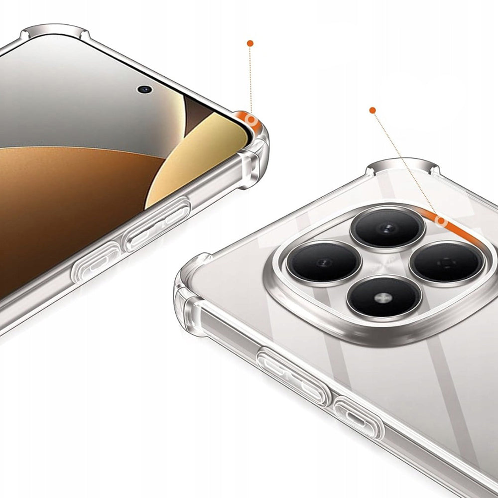 Futrola za Xiaomi Redmi Note 15 Pro 5G, Techsuit, Shockproof Clear, Prozirna