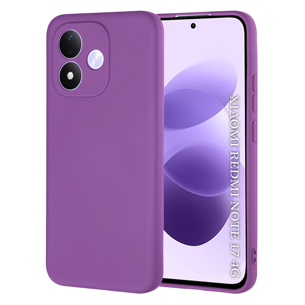Maska za Xiaomi Redmi Note 17 4G / Note 17 5G, Techsuit, SoftFlex, ljubičasta