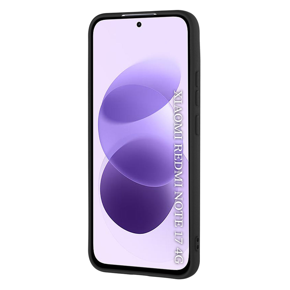 Maska za Xiaomi Redmi Note 17 4G / Note 17 5G, Techsuit, SoftFlex, Crna