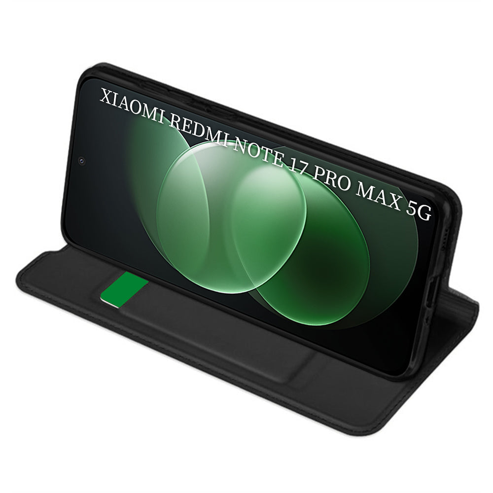 Maska za Xiaomi Redmi Note 17 Pro Max, Techsuit, Magskin Book, Crna
