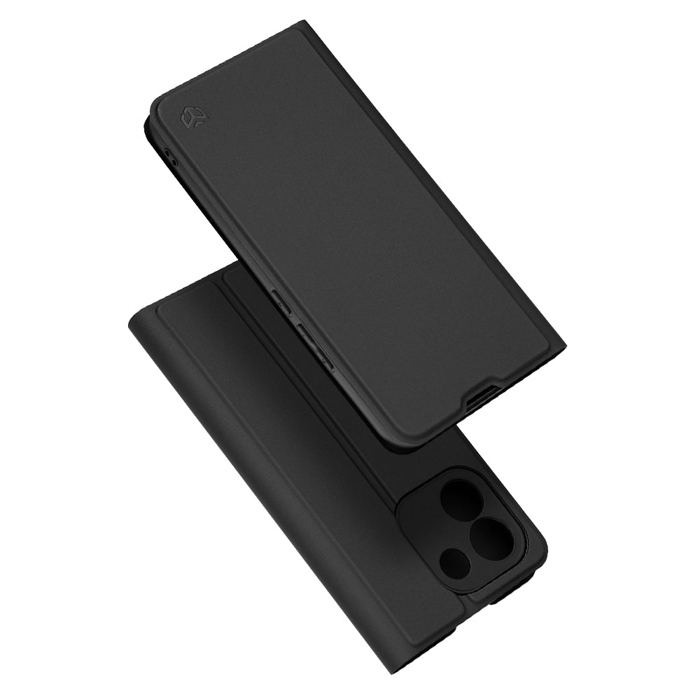 Maska za Xiaomi Redmi Note 17 Pro Max, Techsuit, Magskin Book, Crna
