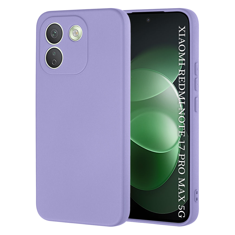 Maska za Xiaomi Redmi Note 17 Pro Max, Techsuit, SoftFlex, svijetloljubičasta