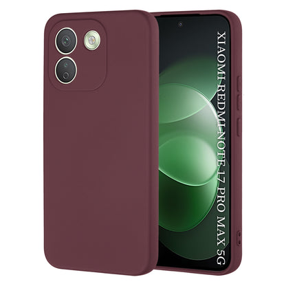 Maska za Xiaomi Redmi Note 17 Pro Max, Techsuit, SoftFlex, bordo boje