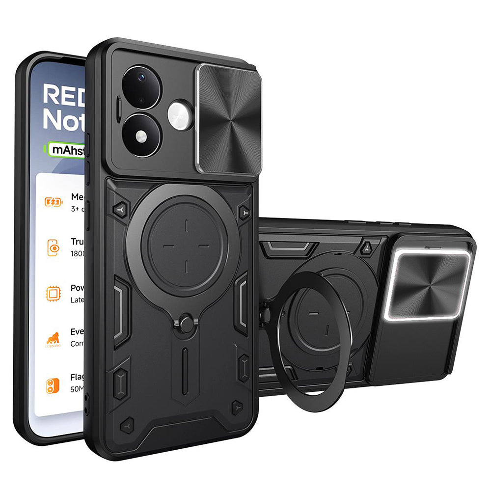 Maska za Xiaomi Redmi Note 17 Pro, Techsuit, CamGuard Pro, crna