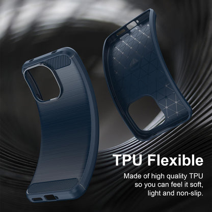 Maskica za Xiaomi Redmi Note 17 Pro, Techsuit, Carbon, plava