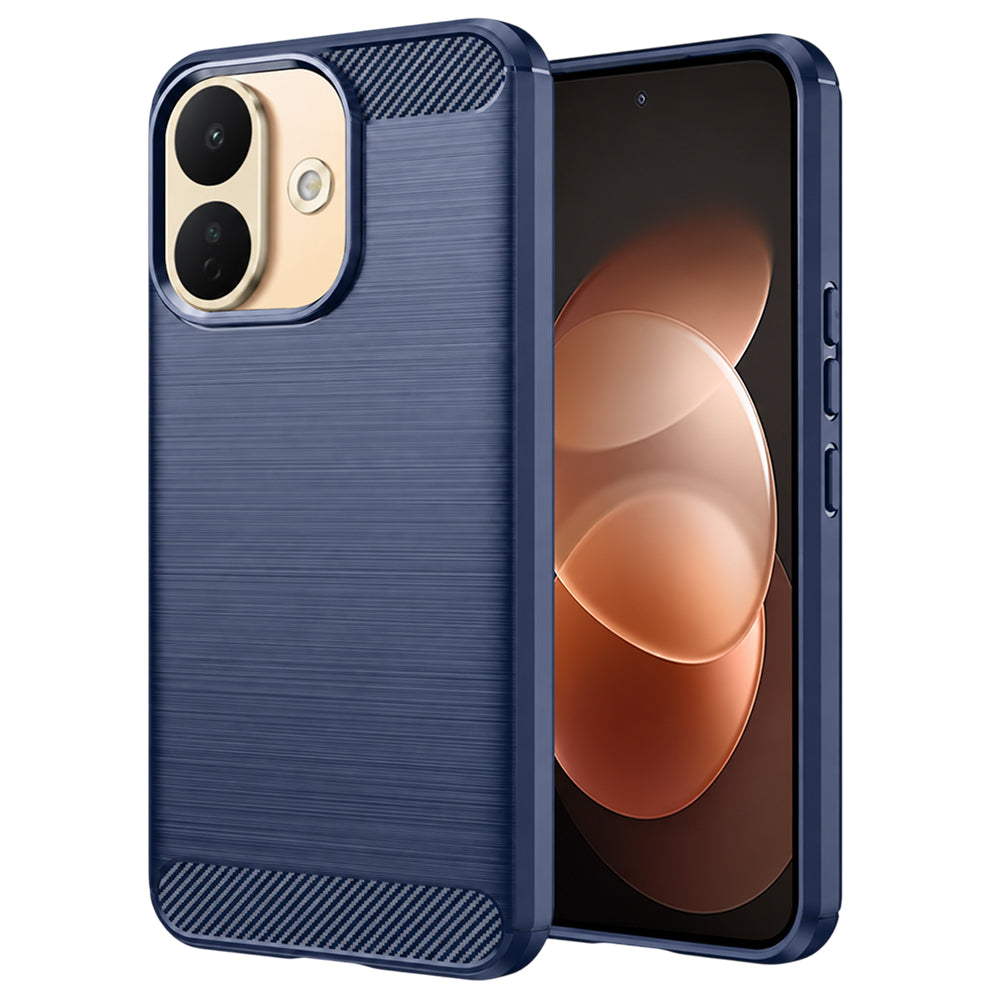 Maskica za Xiaomi Redmi Note 17 Pro, Techsuit, Carbon, plava