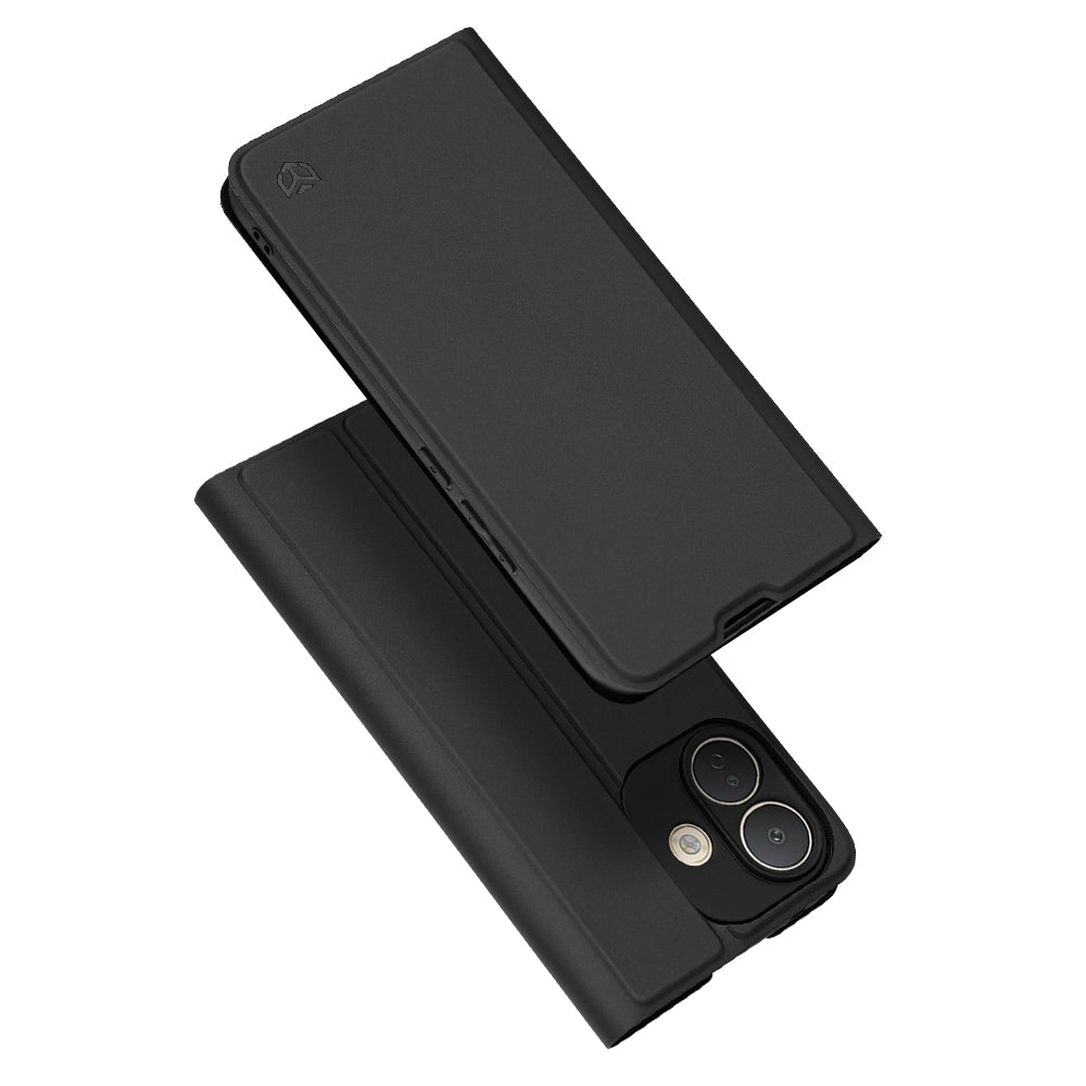 Maska za Xiaomi Redmi Note 17 Pro, Techsuit, Magskin Book, Crna
