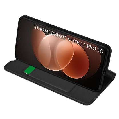 Maska za Xiaomi Redmi Note 17 Pro, Techsuit, Magskin Book, Crna