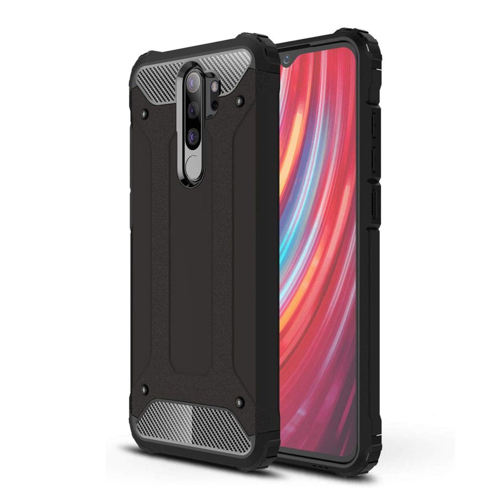 Maska za Xiaomi Redmi Note 8 Pro, Techsuit, Hybrid Armor, Crna