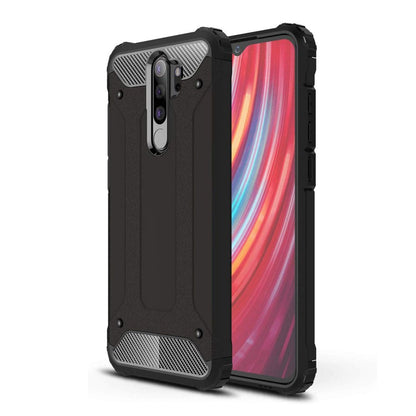 Maska za Xiaomi Redmi Note 8 Pro, Techsuit, Hybrid Armor, Crna