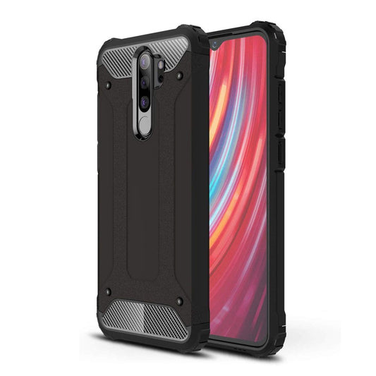 Maska za Xiaomi Redmi Note 8 Pro, Techsuit, Hybrid Armor, Crna