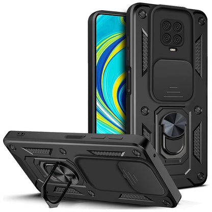 Maska za Xiaomi Redmi Note 9S / Note 9 Pro / Note 9 Pro Max, Techsuit, CamShield, Crna